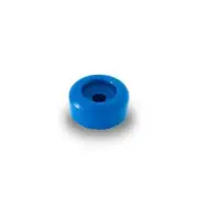 HDPE Polyethylene Bow Roller End Cap Blue 70mm - Blue
