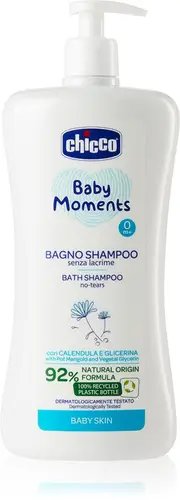 Chicco Baby Moments Bath Body Shampoo for Newborns 0m+ 750ml