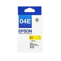 在飛比找樂天市場購物網優惠-EPSON 原廠 04E 黃色 墨水匣 /個 C13T04E