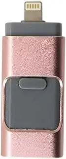 64GB USB 3.0 Flash Pen Drive Thumb U Disk Memory Stick Storage for iPhone iPad PC iPhone 6 7 8 11 Pro X XS 12 13 14 for IOS8 or Above,Windows XP,Windows 7/8/10,Window OSX,Linux.Mac (Pink)