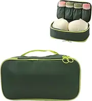 [MOSSTYUS] Multifunctional Travel Underwear Organizer Bag Dopamine Lingerie Socks Storage Portable Packing Cube,Matcha Green