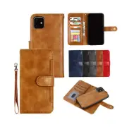 For iPhone 11 12 Pro Max Wallet Removable Case Magnetic Detachable Card Cover