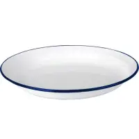 在飛比找momo購物網優惠-【IBILI】琺瑯深餐盤 藍23cm(餐具 器皿 盤子)