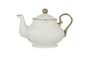 Ashdene New Bone China 770ml Ripple Teapot Coffee Tea Pot Container Jug White