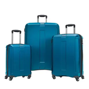 💓好市多代購/可協助售後💓 Samsonite Carbon Elite 2.0 22吋 + 27吋 + 31吋 行李箱三入組藍 / 灰