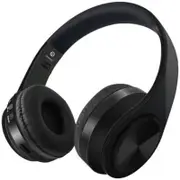 D422 Headband Bluetooth Headset Foldable Sports Headphone Black Headsets