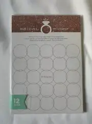 Bridal Shower Bingo NEW. 12 Pack, Rose Gold Glitter. Brand: Inkling.