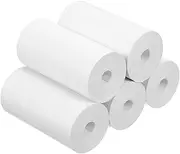 PLAFOPE Thermal Printing Paper Rolls 5 Rolls Receipt Paper Roll Tubeless Design 57φ30mm*10m White
