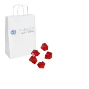1lb Bag Red Ice Rocks Table Scatter Wedding Special Occasion Party Vase Decor