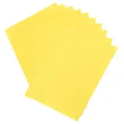 10Pack EVA Foam Sheets Yellow 7.8"x5.9" 2mm Foam Sheets for Crafts Projects