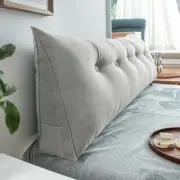 Soft Bedroom Triangle Bedside Filling Removable Bed Back Tatami Pillow Backrest