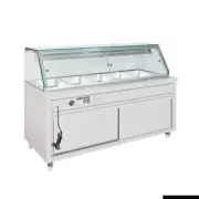 Thermaster Wet and Dry Bain Marie Display 5x1/1 GN Pans - Hot Bain Marie (PG...