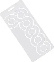 Homoyoyo Quilting Template Sewing Stencil Multi Functional Craft Tool for Quilting Embroidery DIY Projects for Tailors Beginners