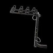 Premium 4-Bike Carrier Rack Hitch Mount Swing Down Bicycle Rack W/ 2" Receiver