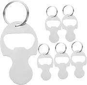 [NIYANGLE] 6pcs Shopping Trolley Tokens Key Portable Keychain with Durable and Practical Token Pendant for Cart Access