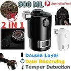 2IN1 Coffee Bean Container Airtight Vacuum Canister Storage Bean Container 600ML