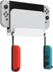 Switch OLED White Steel Mount,Wall Mount Bracket Compatible with Nintendo Swi...
