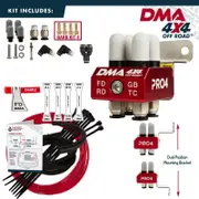 DMA Diff Breather Kit 4 Port Toyota Landcruiser 60 70 80 100 105 200 Series Pr4/32Rv