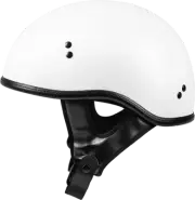 HIGHWAY 21 H77-11022X .357 SOLID HALF HELMET MATTE WHITE 2X