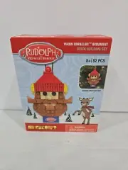 New BRICKCRAFT Rudolph the Red-Nosed Reindeer Yukon Cornelius Christmas Ornament