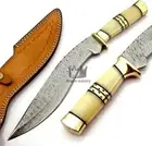 Handmade Damascus Steel Hunting Kukri Fixed Blade Outdoor/ Indoor Kitchen