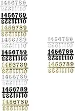 DOITOOL 12 Sets Wall Clock Accessories Small Digital Clock Digital Alarm Clock Digital Clock Numbers for Replacement Clock Mechanisms Alarm Clock Large Display Carpet Clock Clocks Plastic