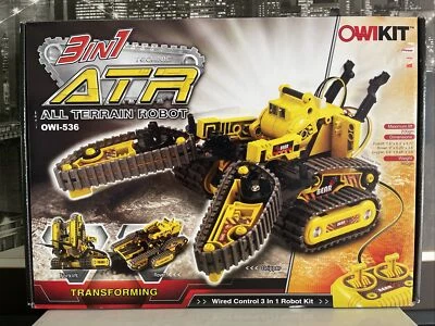 Owikit ATR OWI-536 All Terrain Transforming Robot Wired Control 3 in 1 NIB NEW!