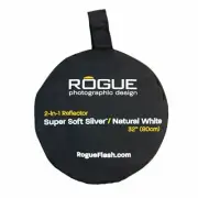 ExpoImaging 32-Inch 2-in-1 Rogue Super Soft Reflector - SilverNatural White, 32
