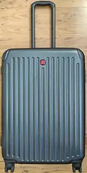 WENGER SWISS SUITCASE MEDIUM HARDSIDE CASE 47x66x26 CM BLACK BRAND NEW LUGGAGE