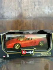 FERRARI Testarossa 1984 Bburago 1:18 Red cod. 3019