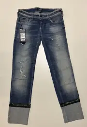 Armani Jeans J59 Skinny Fit Comfort Fabric Denim Jeans Low Waist Skinny Leg