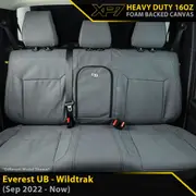 Ford Next-Gen Everest UB - Wildtrak - XP7 Heavy-Duty Canvas 2nd Row Seat Covers (Made To Order)