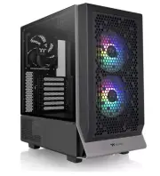 Thermaltake Ceres 300 Black Mid Tower E-ATX Computer Case with Tempered Glass Si