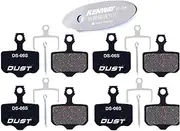 CYCEARTH 4 Pairs Bicycle Bike Disc Brake Pads for SRAM Avid Elixir E1 E3 E5 E7 E9 CR XO XX DB1 DB3 DB5 Nutt Oil Brake (Semi-Metallic)