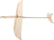 CHICAMPERA Wooden Hand Launch Glider Airplane Kit Easy to Assemble Stable Flight for Indoor and Outdoor Fun for Boy Girl and Adults Handicraft Glider Toy for Family Bonding