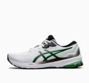 ASICS® Men's 9 M GT-1000 11 Running Shoes in White/Black/Glo Green