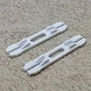 [ULEIVA] Replacement Connectors Pack of 2 White Compatible with Ikea Vidga Connector for Runners Curtain Rail Curtain Rail