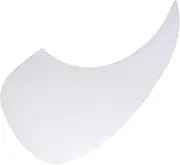 Kisangel 36 Small Drop Type Transparent Guitar Pickguard Stickers Scratch Shield for Acoustic Folk Guitars Accessories White Easy to Apply