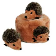 Zippypaws Zippy Burrow Hedgehog Den Soft Dog Toy