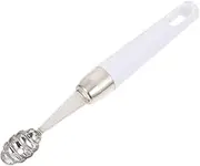 FELTECHELECTR Stainless Steel Fruit Corer Tool Watermelon Scoop Fruit Ball Spoon Bee Shape White No Hands Needed