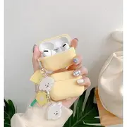 Dog Cartoon AirPods Earphone Case Skin Love Heart - Light Yellow - AirPods 1 / 2