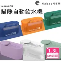 在飛比找momo購物網優惠-【哈巴斯 HABAS】寵物飲水機 循環活水機 容量1.3L(