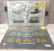 Hobonichi techo A6 cover Back to the Future Time Machine & Cover on Cover NEW