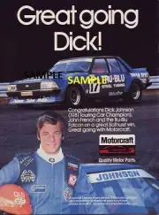 1981 XD FORD FALCON DICK JOHNSON BATHURST WINNER A3 POSTER ADVERT