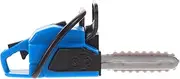 Tofficu Mini Lawn Mower Toy Toy Chainsaw Electric Chainsaw Play Set Battery Operated Chainsaw Model Household Repair Tool with Realistic Sounds Doll House Landscaping Gardening Tools Blue Toy Mowers
