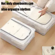 2pcs Shoe Storage Boxes Household Large Capacity Under The Bed Shoe Organizer