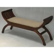 CT Sloan Upholstered 2 Seater Stool