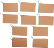 COHEALI 10pcs Double-Sided Lined Flashcards Paper Cover and for Studying Work and Meetings Versatile Portable Note Cards for and Information Recording