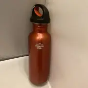 Old Navy Water Bottle Stainless Steel Red 22oz