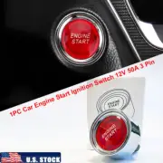 Car Illuminated Engine Start Switch Push Button Starter Ignition On Off Switches (for: Renault)